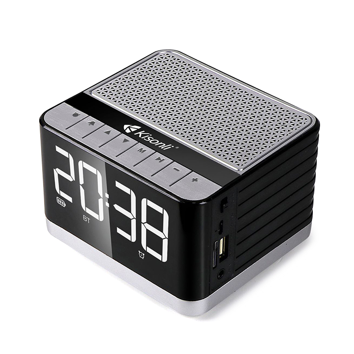 Тонколона Kisonli G8, Bluetooth, Часовник, USB, SD, FM, AUX, RGB, Различни цветове - 22281 D-22281 6 Тонколона Kisonli G8, Bluetooth, Часовник, USB, SD, FM, AUX, RGB, Различни цветове - 22281 - Image 4