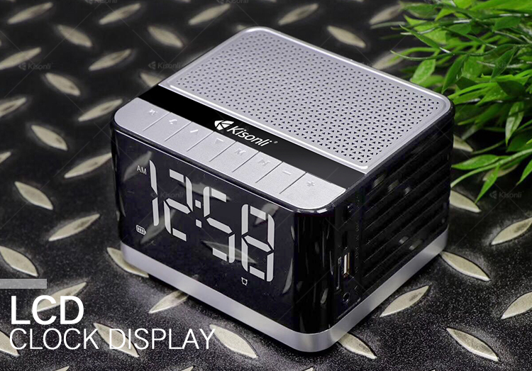 Тонколона Kisonli G8, Bluetooth, Часовник, USB, SD, FM, AUX, RGB, Различни цветове - 22281 D-22281 5 Тонколона Kisonli G8, Bluetooth, Часовник, USB, SD, FM, AUX, RGB, Различни цветове - 22281 - Image 3