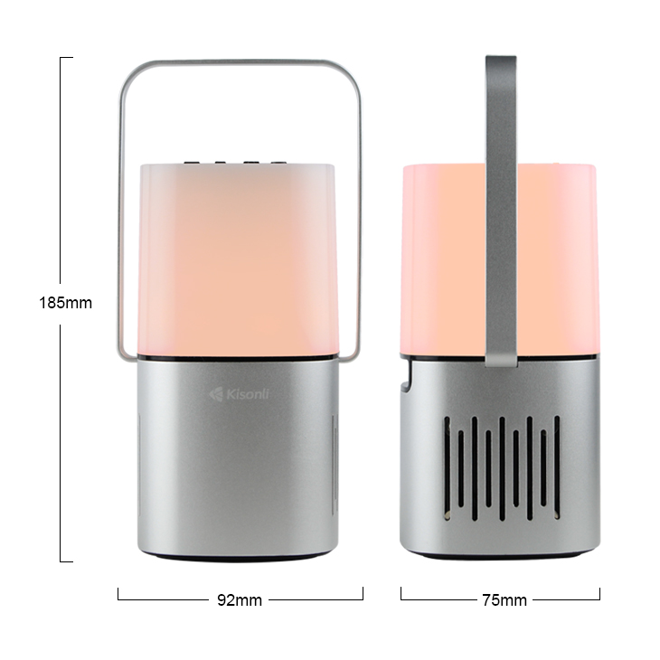Тонколона Kisonli Q6 Plus, Bluetooth, AUX, SD, FM, RGB, Сребрист - 22282 D-22282 4 Тонколона Kisonli Q6 Plus, Bluetooth, AUX, SD, FM, RGB, Сребрист - 22282 - Image 2