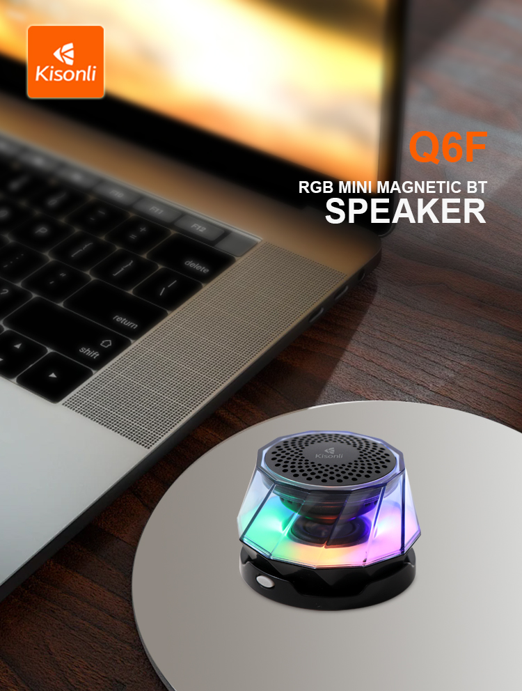 Тонколона Kisonli Q6F, Bluetooth, RGB, Различни цветове - 22284 D-22284 4 Тонколона Kisonli Q6F, Bluetooth, RGB, Различни цветове - 22284 - Image 2