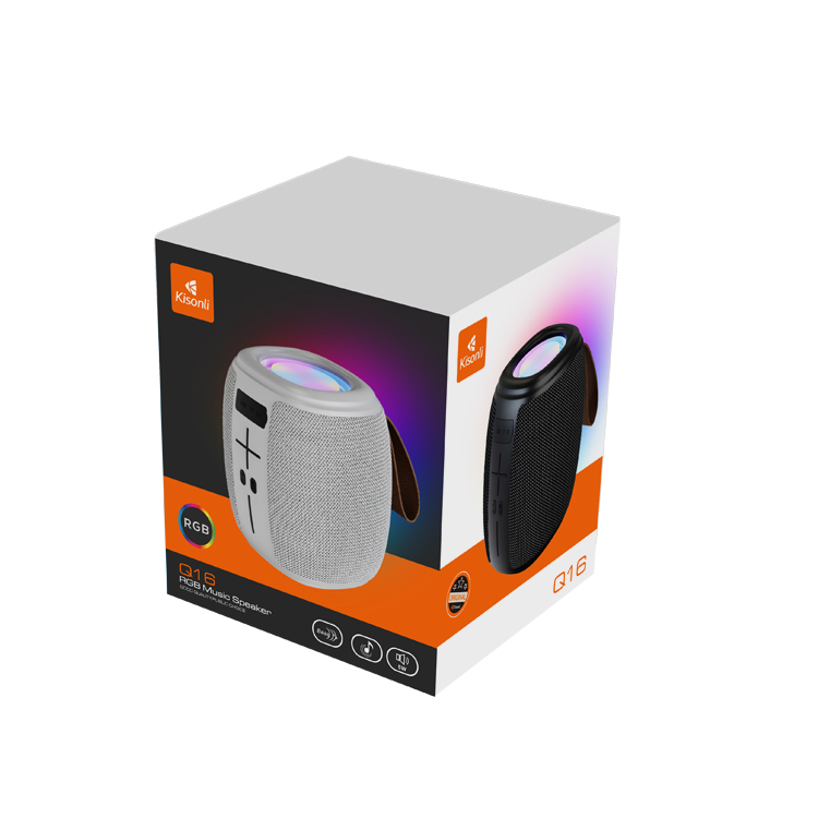 Тонколона Kisonli Q16, Bluetooth, USB, SD, FM, RGB, Различни цветове - 22285 D-22285 5 Тонколона Kisonli Q16, Bluetooth, USB, SD, FM, RGB, Различни цветове - 22285 - Image 3