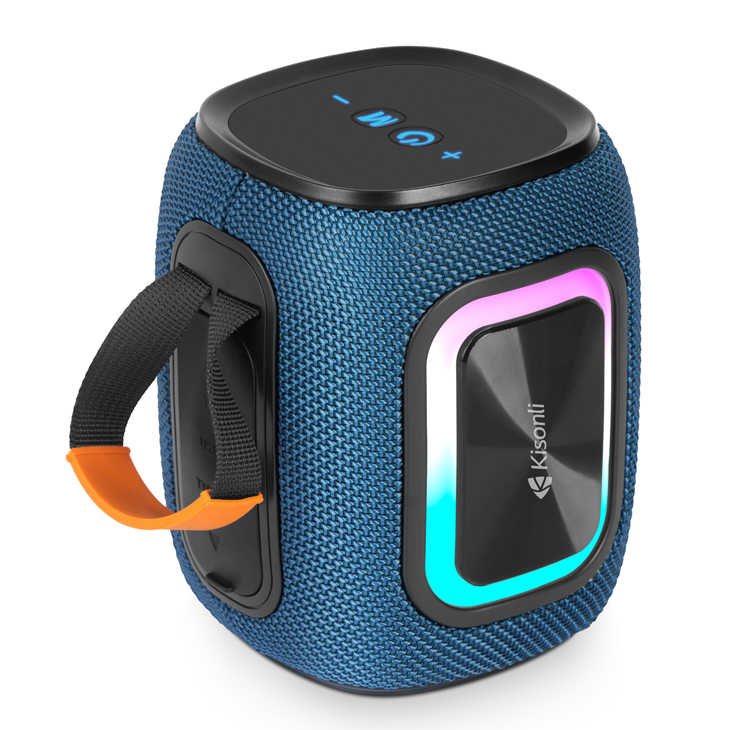 Тонколона Kisonli Q25, Bluetooth, USB, SD, FM, RGB, Различни цветове - 22286