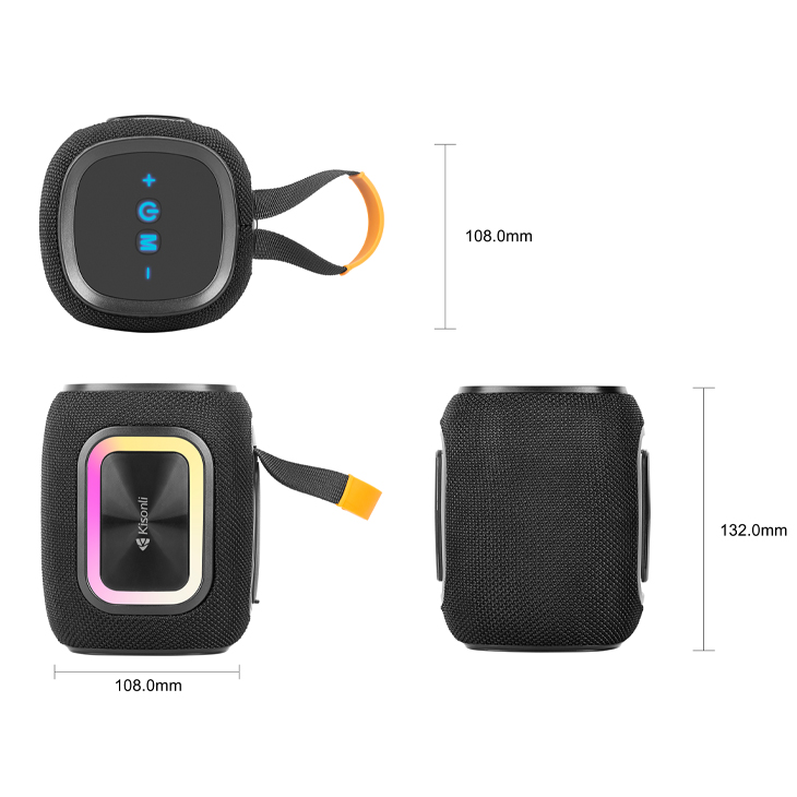 Тонколона Kisonli Q25, Bluetooth, USB, SD, FM, RGB, Различни цветове - 22286 D-22286 5 Тонколона Kisonli Q25, Bluetooth, USB, SD, FM, RGB, Различни цветове - 22286 - Image 3