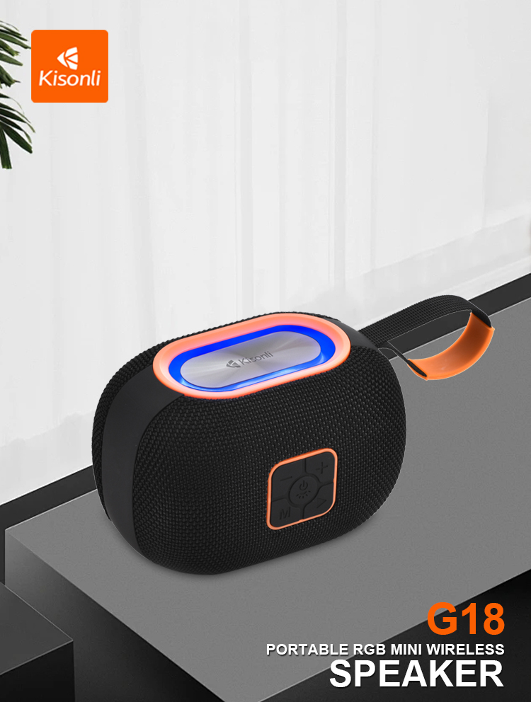 Тонколона Kisonli G18, Bluetooth, USB, SD, AUX, FM, RGB, Различни цветове - 22291 D-22291 6 Тонколона Kisonli G18, Bluetooth, USB, SD, AUX, FM, RGB, Различни цветове - 22291 - Image 4