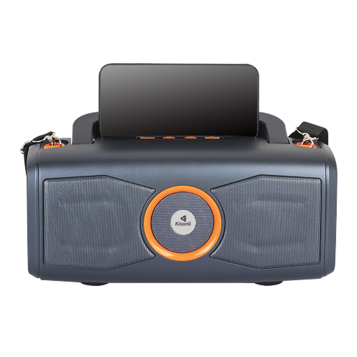 Тонколона Kisonli K2, Bluetooth, USB, SD, FM, Сив - 22292 D-22292 4 Тонколона Kisonli K2, Bluetooth, USB, SD, FM, Сив - 22292 - Image 2