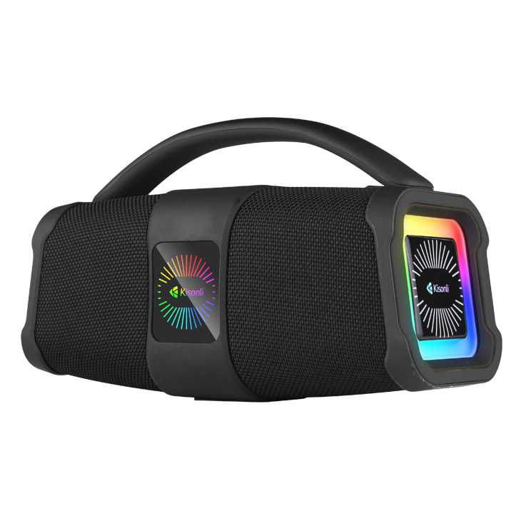 Тонколона Kisonli K5, Bluetooth, USB, SD, AUX, FM, RGB, Черен - 22293