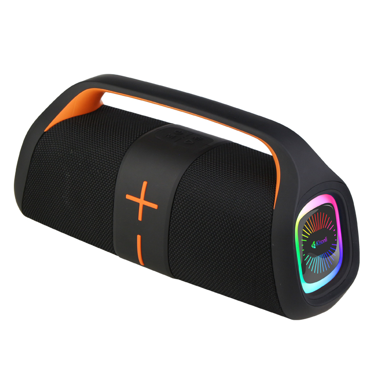 Тонколона Kisonli K12, Bluetooth, USB, SD, AUX, RGB, Черен - 22294