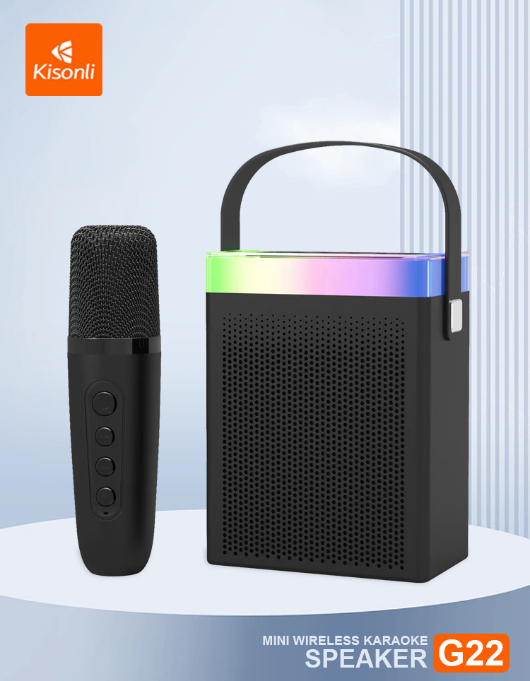Тонколона Kisonli G22, Караоке, Bluetooth, USB, SD, AUX, RGB, Различни цветове - 22297 D-22297 5 Тонколона Kisonli G22, Караоке, Bluetooth, USB, SD, AUX, RGB, Различни цветове - 22297 - Image 3