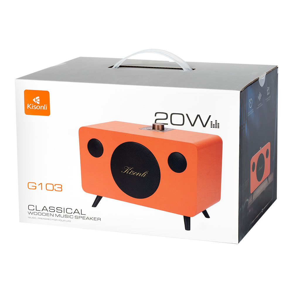 Тонколона Kisonli G103, Bluetooth, USB, SD, AUX, Различни цветове - 22302 D-22302 5 Тонколона Kisonli G103, Bluetooth, USB, SD, AUX, Различни цветове - 22302 - Image 3