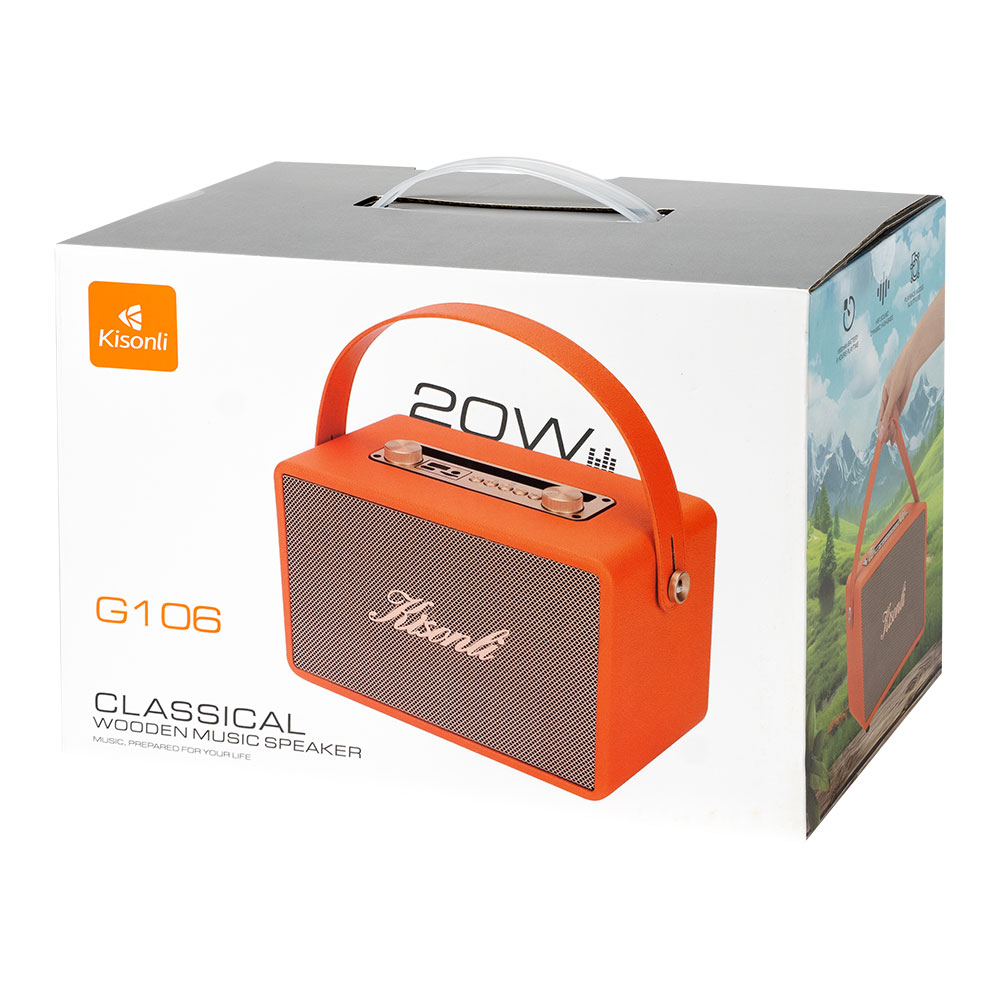 Тонколона Kisonli G106, Bluetooth, USB, SD, Различни цветове - 22303 D-22303 5 Тонколона Kisonli G106, Bluetooth, USB, SD, Различни цветове - 22303 - Image 3