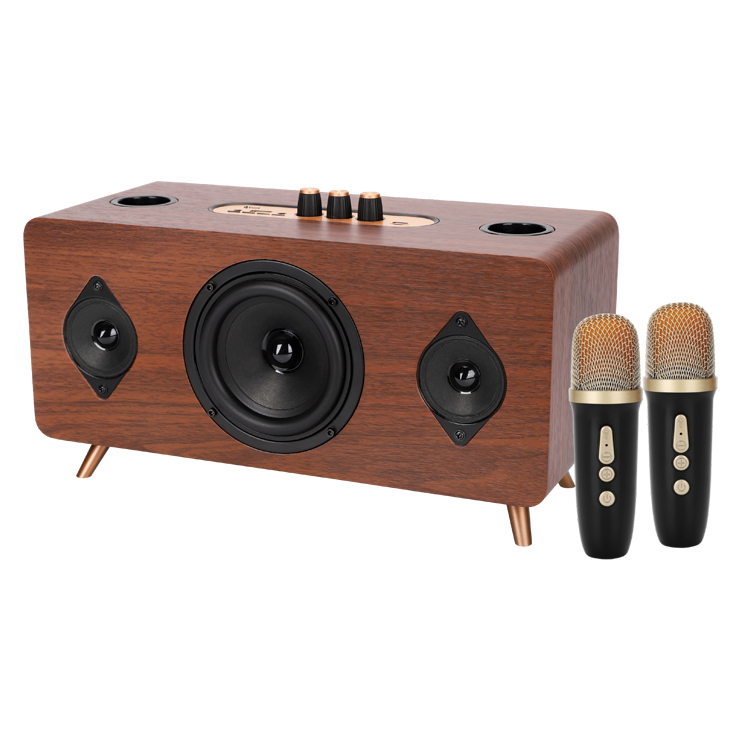 Тонколона Kisonli G105, Караоке, Bluetooth, USB, SD, AUX, Кафяв - 22304 D-22304 4 Тонколона Kisonli G105, Караоке, Bluetooth, USB, SD, AUX, Кафяв - 22304 - Image 2