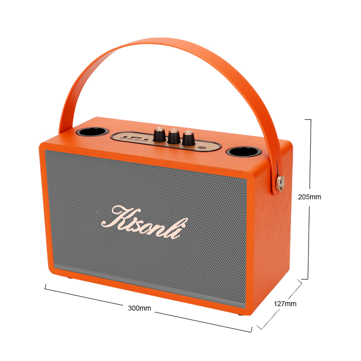 Тонколона Kisonli G107, Караоке, Bluetooth, USB, SD, AUX, Различни цветове - 22305