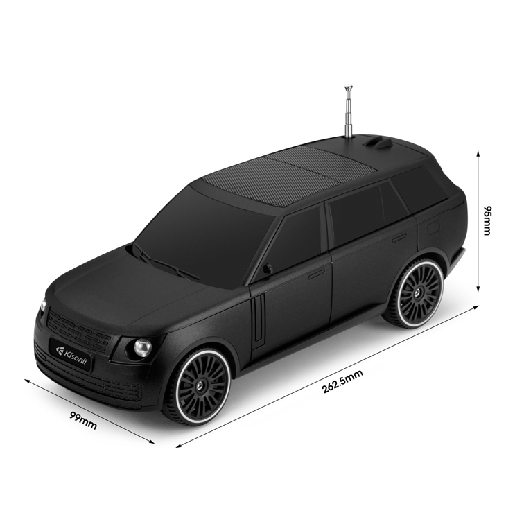 Тонколона Kisonli B3, Bluetooth, Солар, USB, SD, FM, Черен - 22318