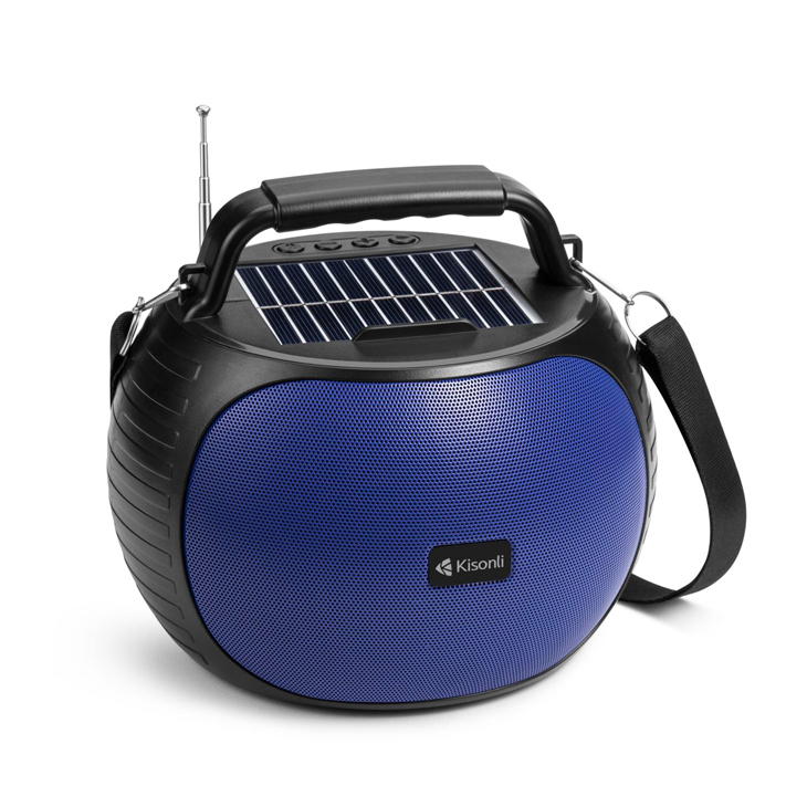 Тонколона Kisonli SC-22, Bluetooth, Солар, USB, SD, AUX, Различни цветове - 22322 D-22322 4 Тонколона Kisonli SC-22, Bluetooth, Солар, USB, SD, AUX, Различни цветове - 22322 - Image 2