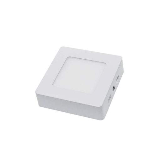 6W LED ПАНЕЛ ЗА ВЪНШЕН МОНТАЖ КВАДРАТЕН AC85-265V 50-60Hz – Студено Бяла