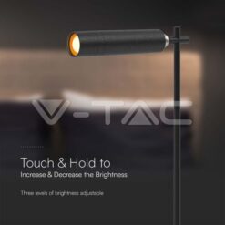 3w Led Магнитна Настолна Лампа 4000k Черно Тяло VTAC-23042