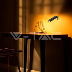 3w Led Магнитна Настолна Лампа 4000k Черно Тяло VTAC-23042