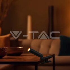 3w Led Магнитна Настолна Лампа 4000k Черно Тяло VTAC-23042
