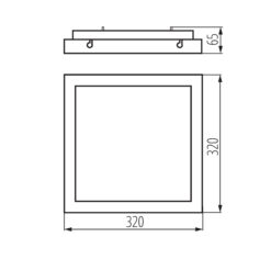 Led Плафон С Датчик За Движение Kanlux Tybia 24647 M 25W-NW-SE B KN-24647