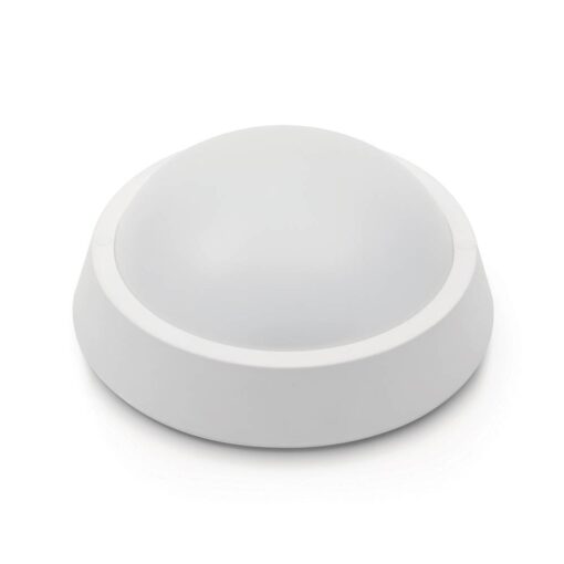 8W LED ПАНЕЛ ЗА ВЪНШЕН МОНТАЖ КРЪГЪЛ 640LM AC220-240V 120° Микровълнов Сензор – Топло Бяла