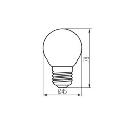 LED източник на светлина XLED G45 KN-29625