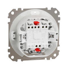 SDD211102 Влагозащитен Двуполюсен ключ Sedna Design & Elements, IP44 10А 250V, бял, безвинтово свързване SE-SDD211102