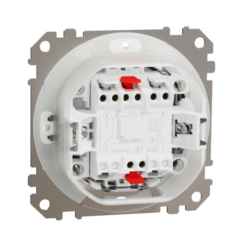 SDD211102 Влагозащитен Двуполюсен ключ Sedna Design & Elements, IP44 10А 250V, бял, безвинтово свързване - Image 3