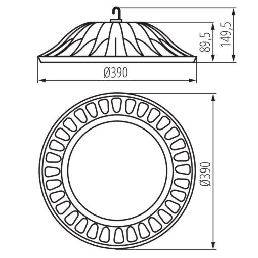 LED осветително тяло high bay HIBO LED N - Image 3