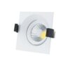 8W LED ЛУНА COB КВАДРАТНА, НАСОЧВАЩА СЕ, 4500K OP-3223