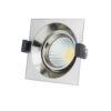 8W LED ЛУНА COB КВАДРАТНА, НАСОЧВАЩА СЕ, 2700K – INOX OP-3237