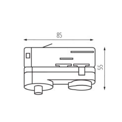 Аксесоари за релсови системи TEAR N PADAPTOR KN-33267