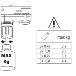 Аксесоари за релсови системи TEAR N PADAPTOR KN-33267