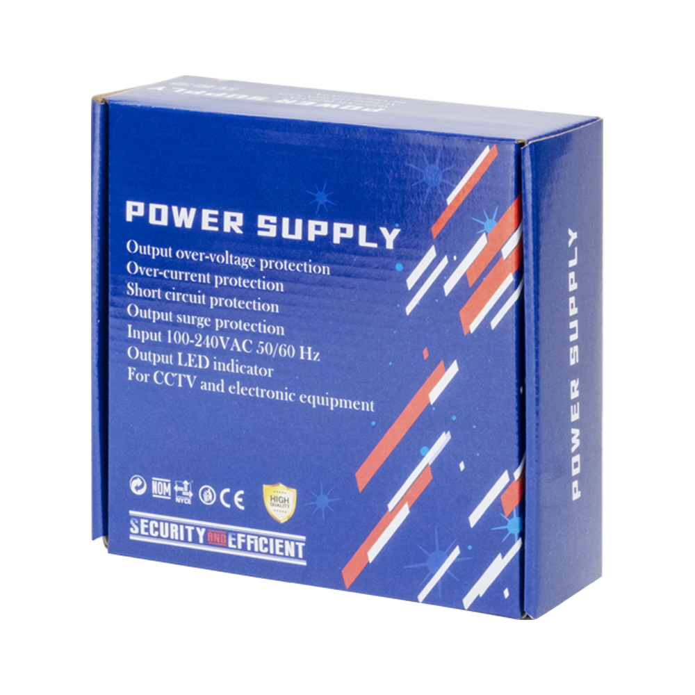 Импулсен захранващ блок No brand, 12V/5A, 4 Изхода, Метална кутия, Сив - 342 D-342 4 Импулсен захранващ блок No brand, 12V/5A, 4 Изхода, Метална кутия, Сив - 342 - Image 2