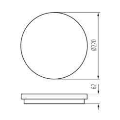 Led Фасаден Плафон С Датчик За Движение Kanlux Stivi 35005 LED 10W-NW-O-SE KN-35005