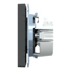 Контакт шуко с лицев панел и Д.З. цвят Антрацит System Design Merten MTN2300-6034 SE-MTN2300-6034