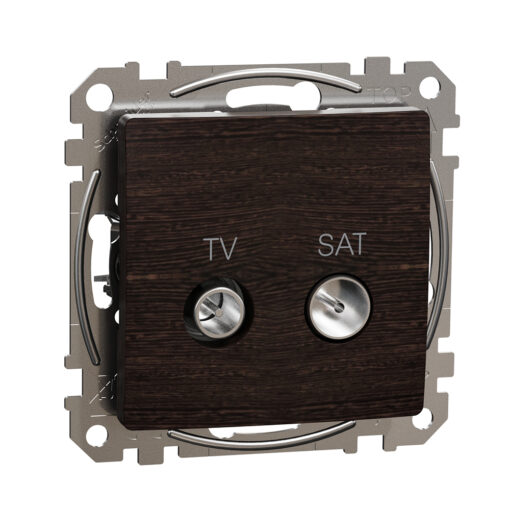 SDD181478S Sedna Design & Elements - TV/SAT Розетка 10db/3db, междинна, венге