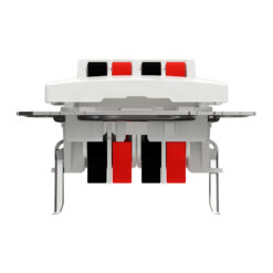 SDD111411 Sedna Design & Elements, Двоен изход за високоговорител, бял SE-SDD111411