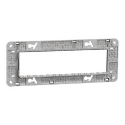 NU7107 NEW UNICA МОНТАЖНА РАМКА СЕДЕММОДУЛНА ЗА ПРАВОЪГЪЛНИ КОНЗОЛИ МЕТАЛНА СПЛАВ ZAMAK SE-NU7107