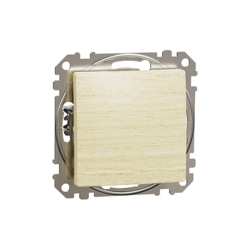 SDD180107 Кръстат ключ Sedna Design & Elements, 10А 250V, безвинтово свързване, бреза