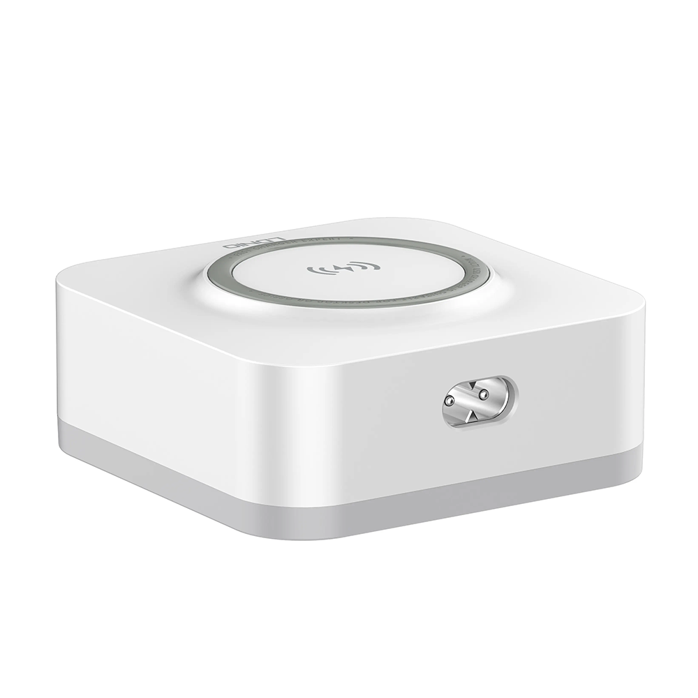 Безжично зарядно устройство LDNIO, 32W, Qi, 1 x Type-C F, 3 x USB F, PD, QC, PPS, Бял - 40294 D-40294 4 Безжично зарядно устройство LDNIO, 32W, Qi, 1 x Type-C F, 3 x USB F, PD, QC, PPS, Бял - 40294 - Image 2