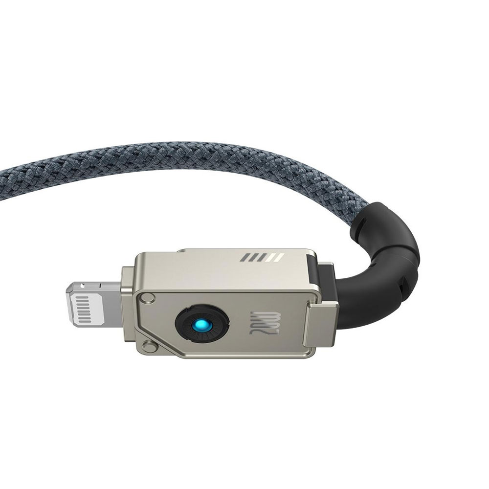 Кабел за данни Baseus Unbreakable, Type-C - Lightning, 20W, 1.0m, Черен - 40437 D-40437 3 Кабел за данни Baseus Unbreakable, Type-C - Lightning, 20W, 1.0m, Черен - 40437 - Image 2