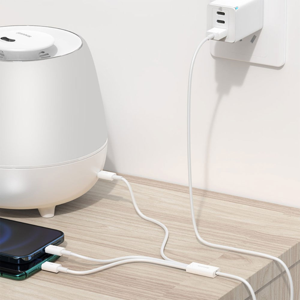 Кабел за зареждане Baseus Superior, 3 в 1, Micro USB, Lightning, Type-C, 1.0m, Бял - 40438 D-40438 8 Кабел за зареждане Baseus Superior, 3 в 1, Micro USB, Lightning, Type-C, 1.0m, Бял - 40438 - Image 6