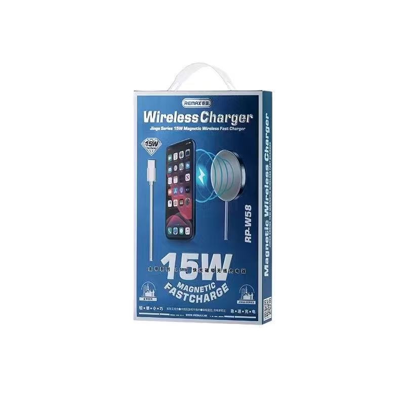 Безжично зарядно устройство Remax RP-W58, Qi, 15W, Бял - 40534 D-40534 5 Безжично зарядно устройство Remax RP-W58, Qi, 15W, Бял - 40534 - Image 4