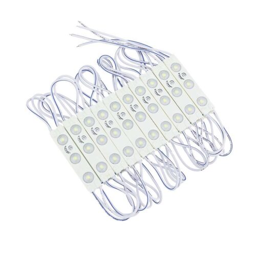 1W LED МОДУЛ С ЛУПА 3 2835 160° DC12V 58*12mm IP65 6500K