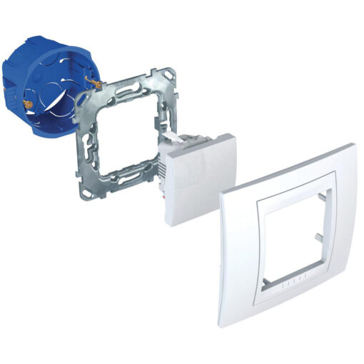 MGU3.411.25 ИНФОРМАЦИОННА РОЗЕТКА RJ 45 UTP кат.5е ЗА КОМПЮТЪР СЛОНОВА КОСТ 2M - Image 3
