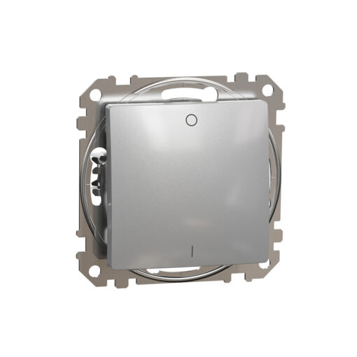 SDD113102 Двуполюсен ключ Sedna Design & Elements, 10А 250V, алуминий, безвинтово свързване