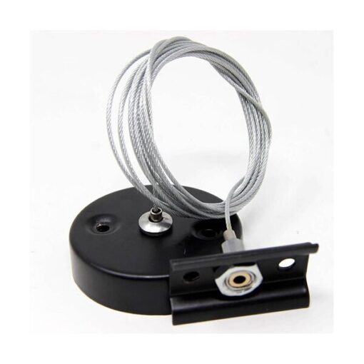 4-WIRE SUSPENSION FOR TRACK SYSTEM 3Phases with clip 5m BLACK