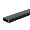 АЛУМИНИЕВ ПРОФИЛ ЗА LED ЛЕНТА L=2m 30*10mm ЧЕРНО ТЯЛО OP-5117