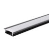 АЛУМИНИЕВ ПРОФИЛ ЗА LED ЛЕНТА L=2m 41*10mm ЧЕРНО ТЯЛО С БЯЛ РЕФЛЕКТОР OP-5118