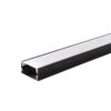 АЛУМИНИЕВ ПРОФИЛ ЗА LED ЛЕНТА L=2m 40*20mm ЧЕРНО ТЯЛО С БЯЛ РЕФЛЕКТОР OP-5123